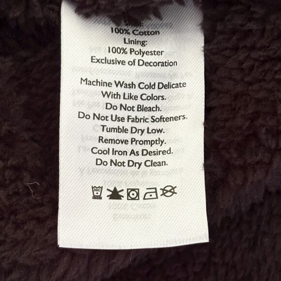 Eddie Bauer Sherpa Lined Flannel Shirt Jacket Plaid M Cottage Farm Barn NWT - Picture 7 of 11